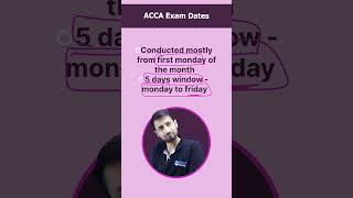 Details About ACCA Exam Dates in 1 Min☝️shorts [upl. by Ylerebmik586]