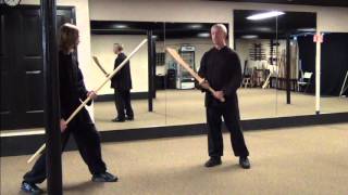 军大刀 Dadao Chinese War Sword Intercepting Bayonet Thrusts from Sifu Steve Cottrell [upl. by Marcia]