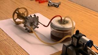 Jet Engine Homemade 20  Oil System Test [upl. by Enelav]