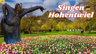 Exploring Singen Hohentwiel The Most Beautiful Castle and Town in Southern Germany4K Walking Tour [upl. by Lewiss]