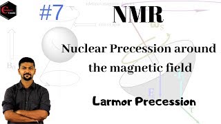 NMR SPECTROSCOPY 07  PRECESSION OF NUCLEUS  LARMOR FREQUENCY [upl. by Annaeed]