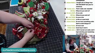 How to Make a Christmas paint stick centerpiece  Live Replay [upl. by Gesner192]