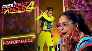 Indias Best Dancer S4  Ye Ladki Pagal पर Vaishanavi के तेवर के दीवाने हुए Judges  Performance [upl. by Ester527]