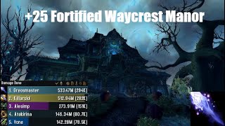 102 Frost Mage M Commentary  25 Waycrest Manor  294k Overall [upl. by Lenoil683]