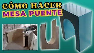 Ideas para decoración de fiestas MESA PUENTE de MDF [upl. by Aitrop866]