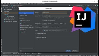 How to Create and Run a Java Project on IntelliJ IDEA  Run Java Program on IntelliJ IDEA [upl. by Valenka]