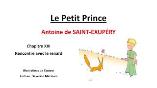 Le Petit Prince et le renard Antoine de Saint Exupéry chapitre 21 conte philosophique audiobook [upl. by Oneil]