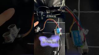 Arduino nano every  HCsr04 ultrasonic distance sensor LED control demo shorts [upl. by Kotick153]