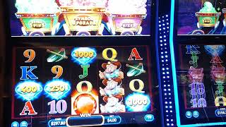 MAX BET on Clems Gems Slot Machine at Mohegan Sun in Uncasville CT [upl. by Yeh]