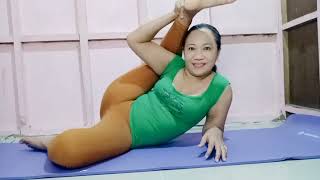 Yoga Flow Flexibility Stretching Tayo Guys Para Guminhawa Ang Ating Pakiramdam yoga norlieg08 [upl. by Kimura]