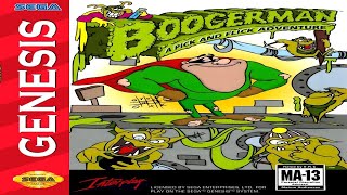 Boogerman A Pick and Flick Adventure Sega Genesis 4K LongPlay [upl. by Hajidak785]