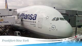 Lufthansa Flug LH400 Frankfurt  New York JFK [upl. by Ydieh]