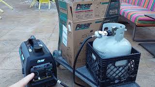 Pulsar Model GD400BN 4000 peak watts generator review [upl. by Sokem]