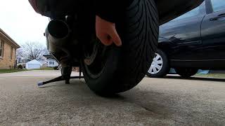 Car Tire on a Motorcycle CTX1300 Darkside [upl. by Brockwell]