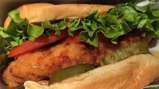 BurgerFi Chicken Sandwich Review [upl. by Yelrihs]