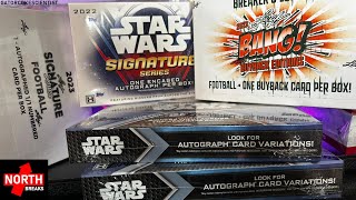 Single Card Boxes Star Wars AND NFL Football 11 Signature Series Openings [upl. by Jim363]