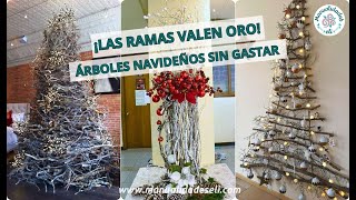 Ideas De Árbol De Navidad Con Ramas Secas Que No Puedes Perderte [upl. by Sheeran]