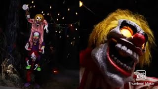 Tricksters Clowns Demo Halloween home Depot 2024 [upl. by Nelyk]