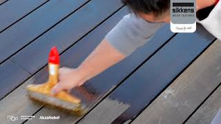 Moso Bamboo Xtreme manutenzione decking con Sikkens Cetol WF771 [upl. by Juback]