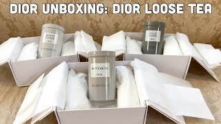 Dior Unboxing Loose Tea Leaves🍂🍵 [upl. by Eninnaj]