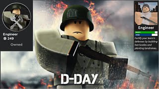 Roblox D Day Engineer Showcase [upl. by Llien424]