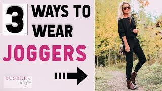 3 Easy Ways to Wear Jogging Pants or Joggers And Still Look Chic Over 40 [upl. by Anthiathia]