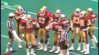 1984 USFL Divisional Playoff New Jersey Generals  Philadelphia Stars [upl. by Gussy]