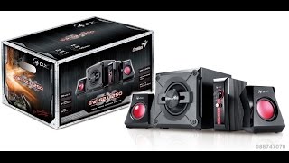 Altavoces Genius SW G21 1250 GX Unboxing  Review [upl. by Nylloc]