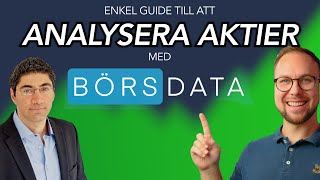 ANALYSERA AKTIER med BÖRSDATA för nybörjare [upl. by Haelat]