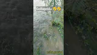 Gollaprolu floods 😢shortsviralsubscribemychannel [upl. by Eam547]