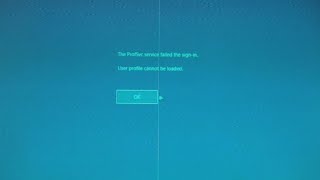 The ProfSvc service failed the sign in User profile cannot be loaded laserimpactsolution profile [upl. by Indys]