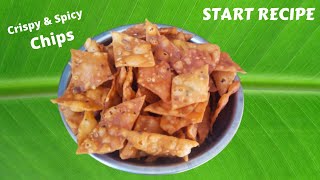 Masala Diamond Cuts Recipe  Crispy amp Spicy Chips  Crispy masala diamond cuts  Tea time snacks [upl. by Bord490]