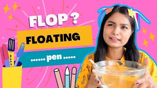 Floating Pen is FLOP 😱 crafteraditi youtubepartner floatingpen handmade shorts CrafterAditi [upl. by Ocinemod793]