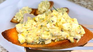 Быстрый и Вкусный Салат из Яиц Покоряет сразу Необыкновенный вкус нежный и яркий Новогодний салат [upl. by Ingraham676]