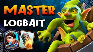 5 Tips To MASTER Log Bait in Clash Royale [upl. by Otrevire146]