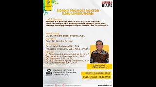 Sidang Promosi Doktor Okto Irianto  Sekolah Ilmu Lingkungan UI [upl. by Erusaert639]