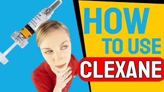 Clexane  How to use [upl. by Labotsirc]