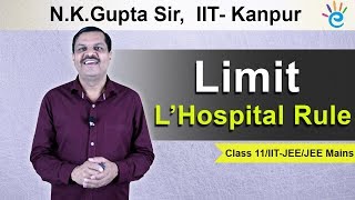 L Hospital Rule  Limits and Derivatives  Class 11 Maths Chapter 13  JEE Concept [upl. by Sivartal]