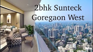 305 Crore 2bhk with Deck Sunteck City Goregaon West [upl. by Llertniuq]