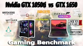 Nvidia GTX 1050ti vs GTX 1650 Gaming Benchmark Test in 2022  Desktop vs Laptop  StealthGamerSG [upl. by Eatnuhs]