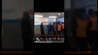 En vivo golpe del Árbitro Merlo al presidente de talleres Fassi tras el escándalo de Boca Talleres [upl. by Rehpinej204]