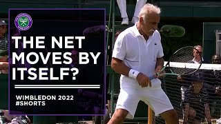 Mansour Bahrami and the Moving Wimbledon Net shorts [upl. by Dorey]