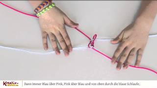 DIY KreativIdee Paracord Schlüsselanhänger knüpfen [upl. by Maro546]