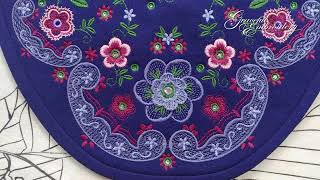 Graceful Embroidery 2023 Competition entry 8 [upl. by Lakin]