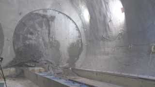 Crossrail Tunnelling TBM Elizabeth breaks through into Stepney Green cavern [upl. by Ackler113]