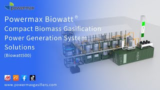 Powermax Biowatt Compact Biomass Gasification Power Generation System SolutionsBiowatt500 amp1000 [upl. by Ytok]