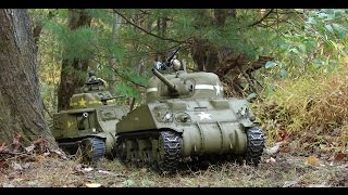 16th scale RC Armortek M4A4 sherman tank project video 16 Model complete [upl. by Landrum836]