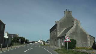 Driving On The D769 Between 29250 Saint Pol de Léon amp 29680 Roscoff Finistère Brittany France [upl. by Nylssej278]