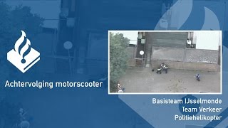 Politie PRO247 achtervolging motorscooter [upl. by Aneem505]