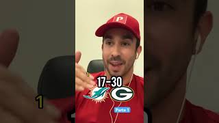 Green Bay domina a Miami 3017 parte 1 nfl [upl. by Theta973]